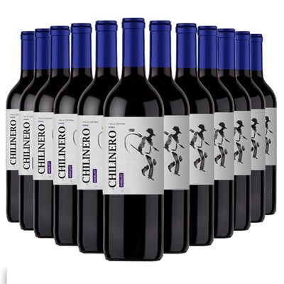 Case of 12 Chilinero Merlot 75cl Red Wine